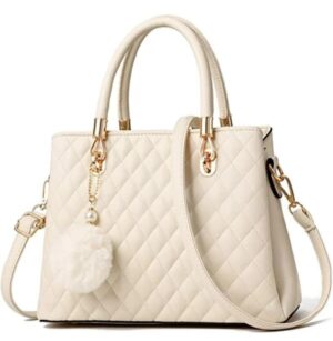 Women's Cream New Fancy Party Hand Bag