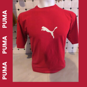 PUMA Red T-shirt Round Neck for Man