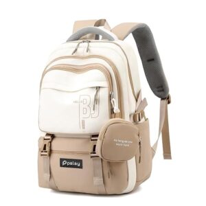 PALAY® Backpack Bags for Women with Small Zipper Pouch College Bag for Women