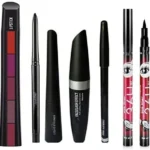 Lipstick with 3 in 1 Eyeliner Mascara Eyebrow