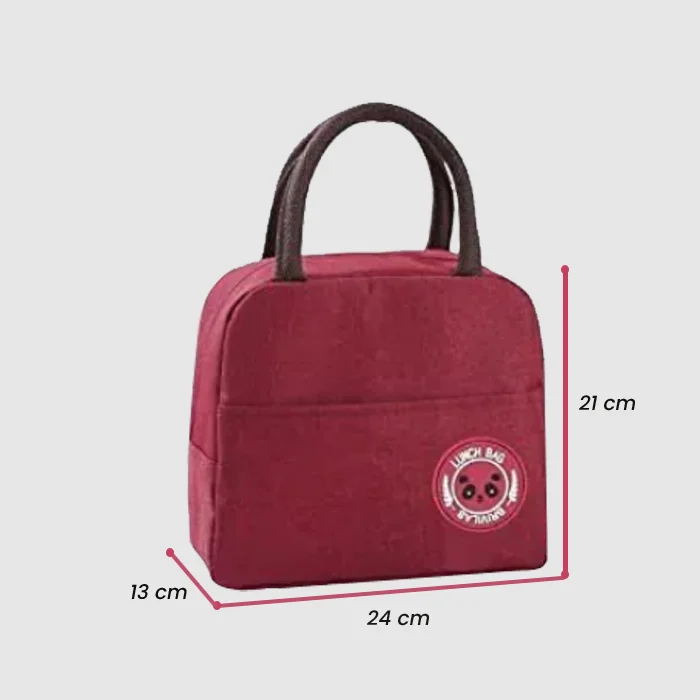 Insulated office lunch bag brown
