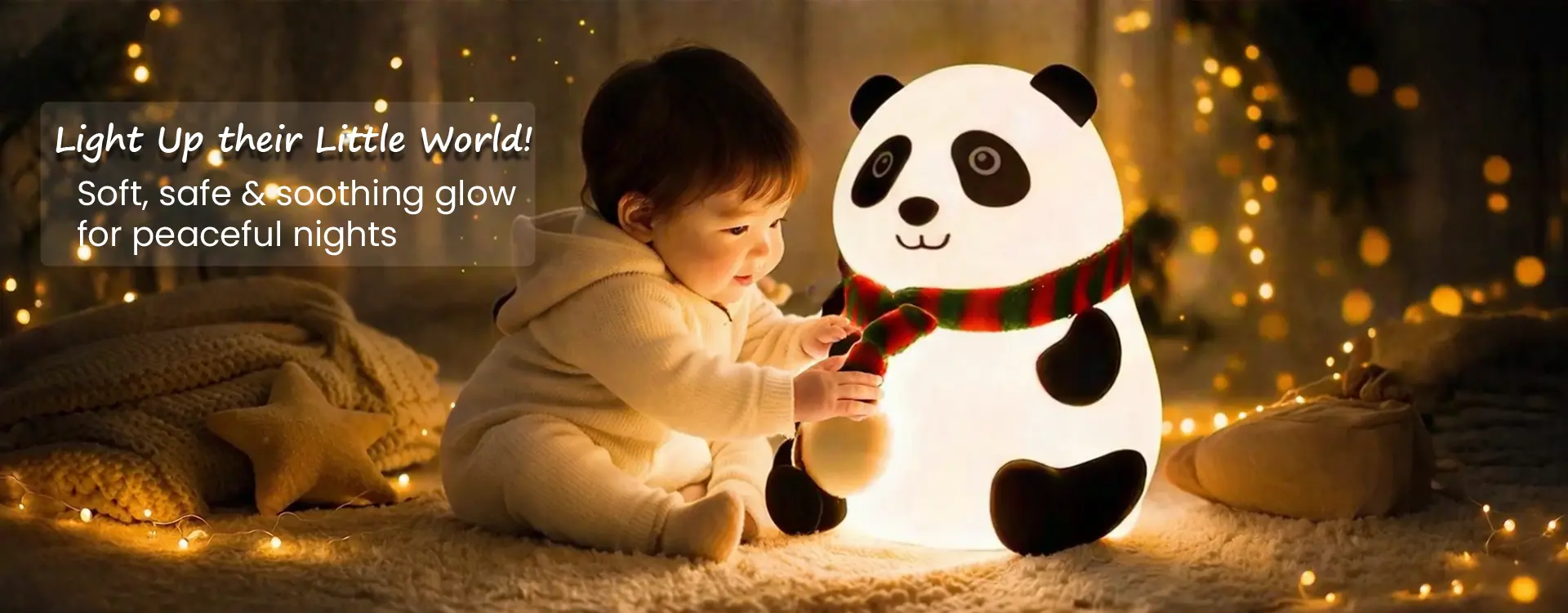 Panda Sillicone Lamp