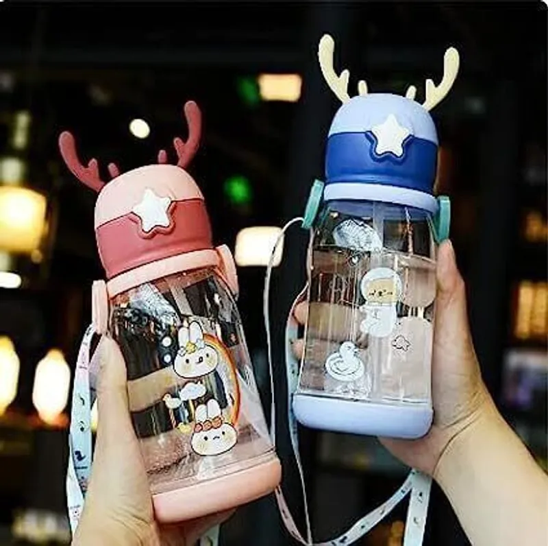 600 Deer Horns kids drinking water bottles