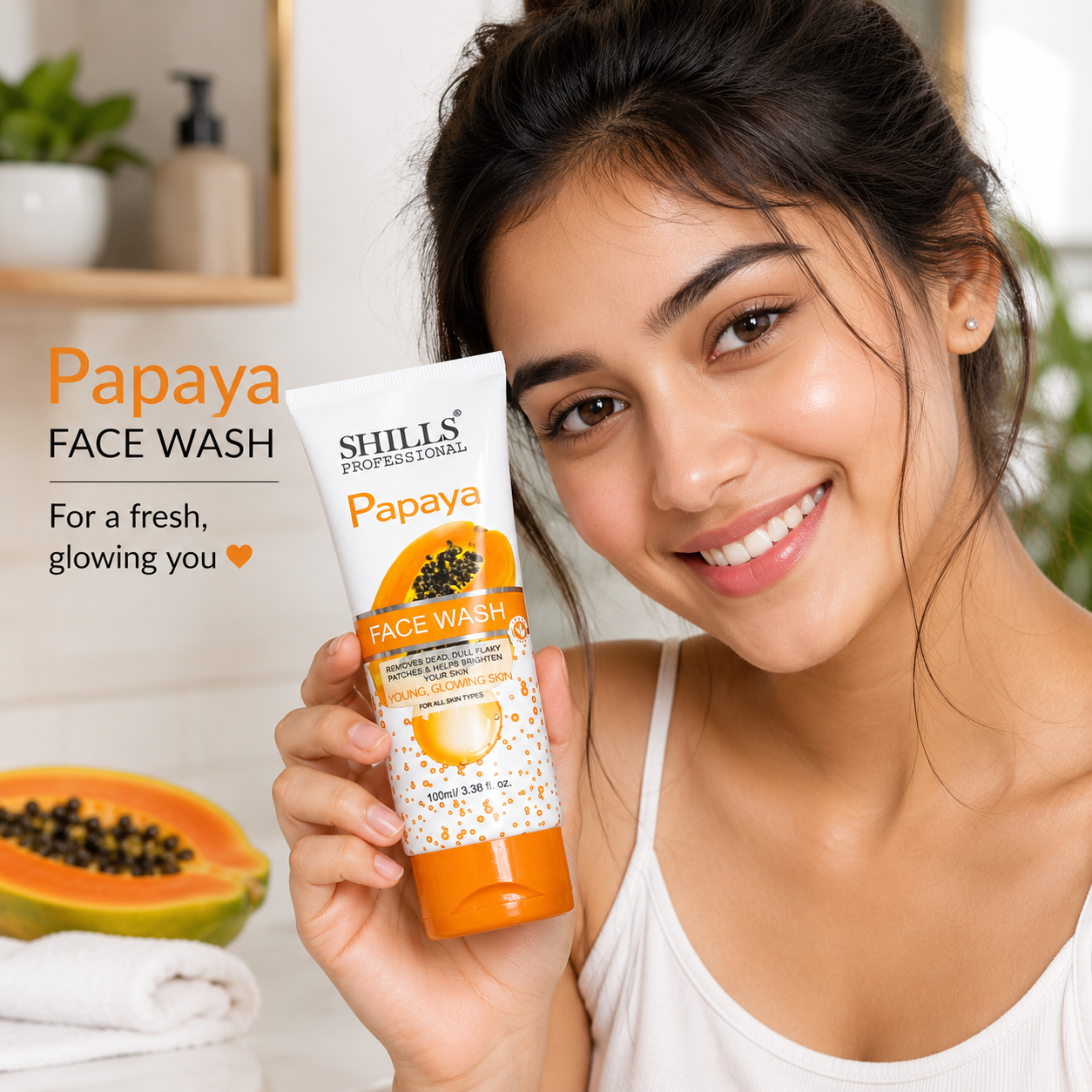 Shills Professional Papaya Face wash 100ml - Image 2
