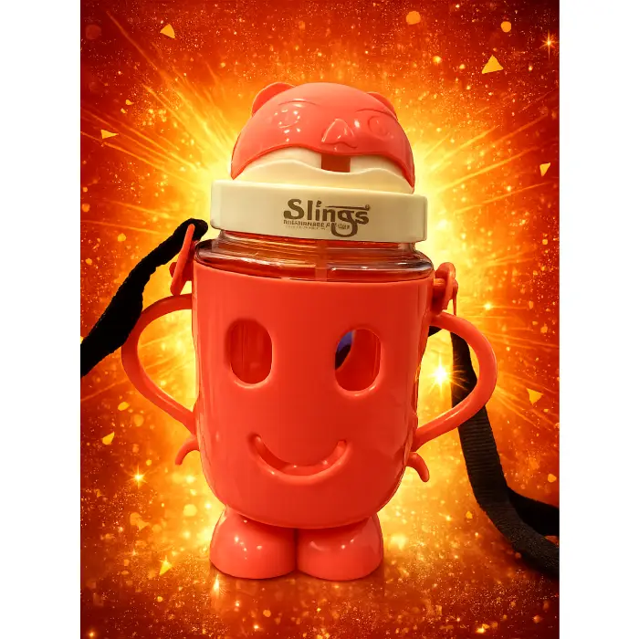Smile Water bottle 350ml (Plastic)